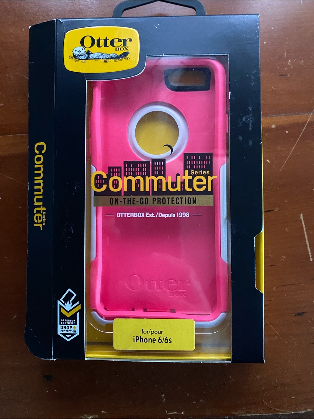OtterBox Commuter Series Pink and White iPhone 6/6s Case